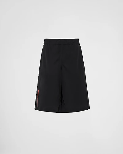 Piqué Bermudas with tape seams