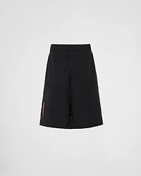 Piqué Bermudas with tape seams