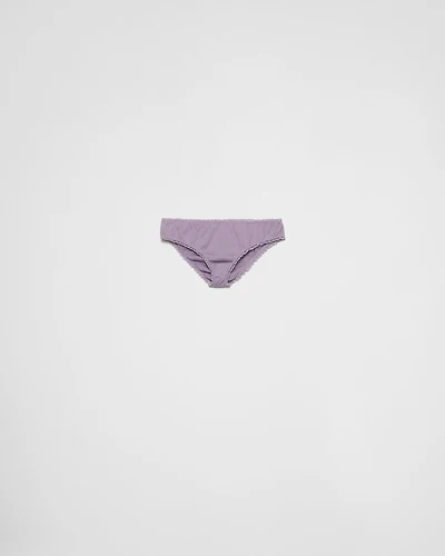 Ribbed cotton panty