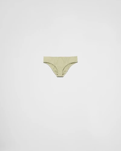 Ribbed cotton panty