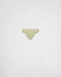 Ribbed cotton panty