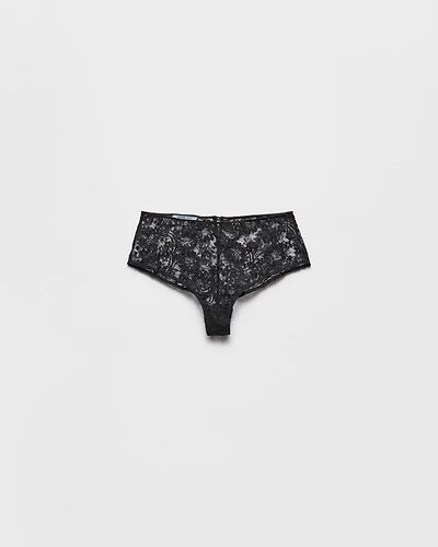 Lace hipster panties