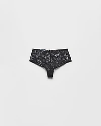 Lace hipster panties