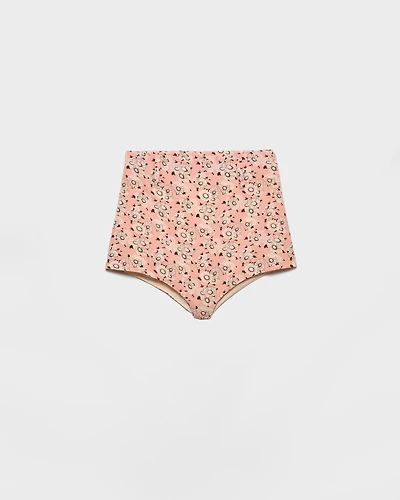 Floral print georgette brief