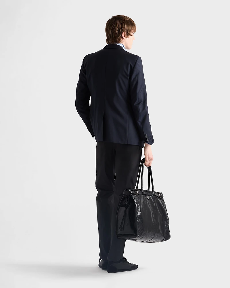 Stretch poplin pants