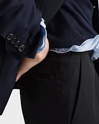 Stretch poplin pants