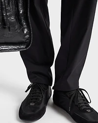 Stretch poplin pants