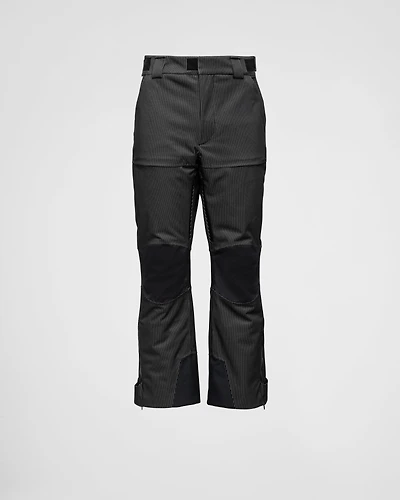 Reflective fabric ski pants