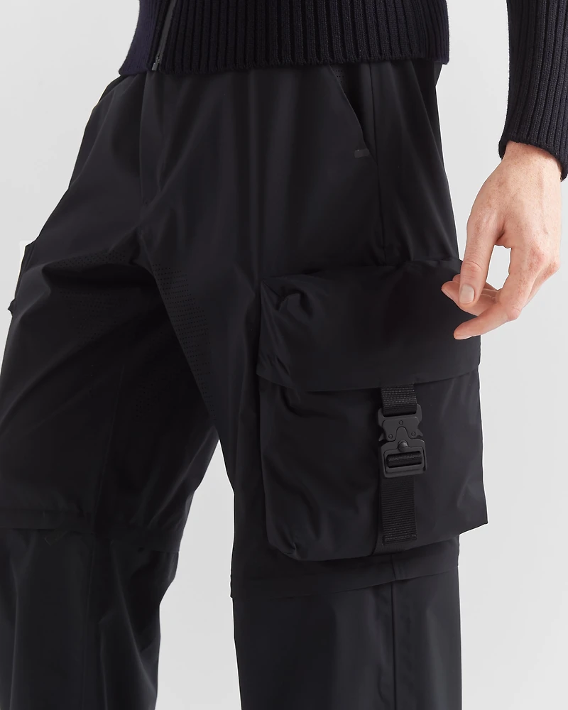 Technical fabric modular pants