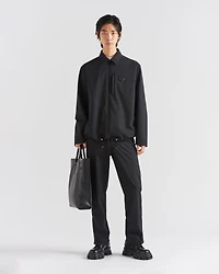 Stretch technical fabric pants