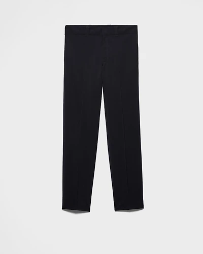 Wool blend pants