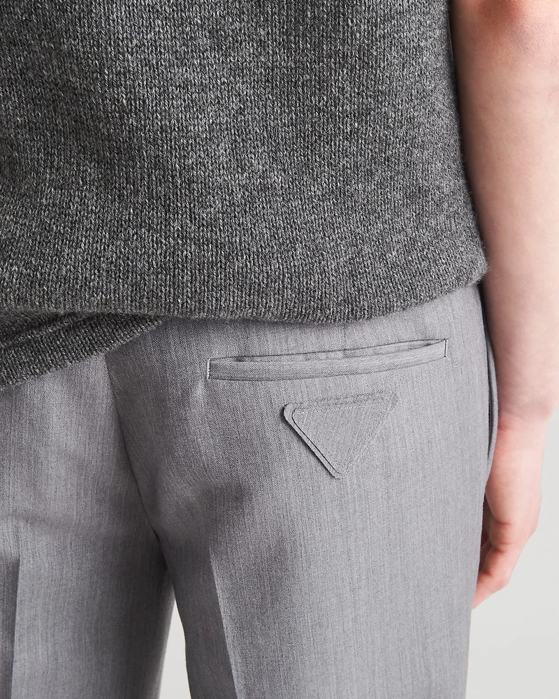 Mohair wool pants