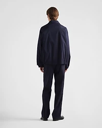 Stretch poplin pants