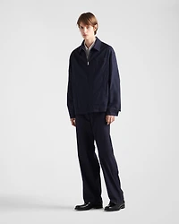 Stretch poplin pants