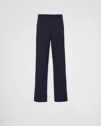Stretch poplin pants