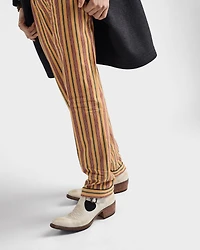 Striped cotton pants