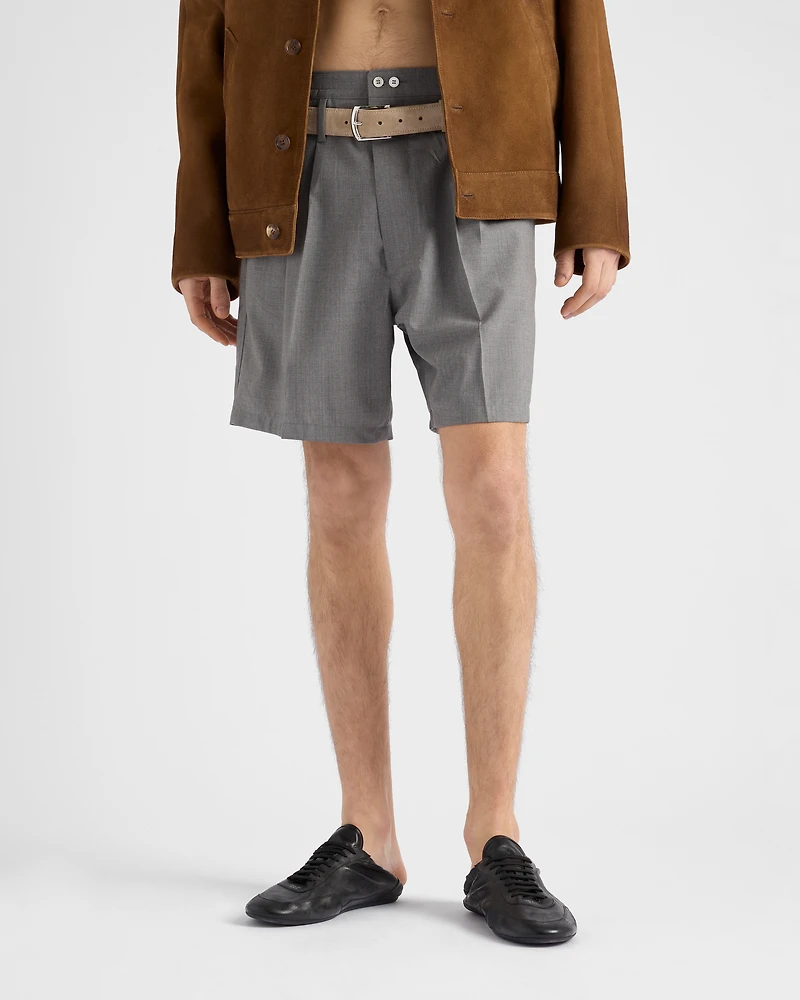 Wool Bermudas