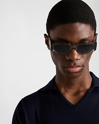 Sunglasses with triangle logo