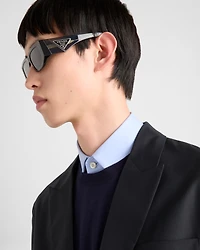 Sunglasses with the triangle logo