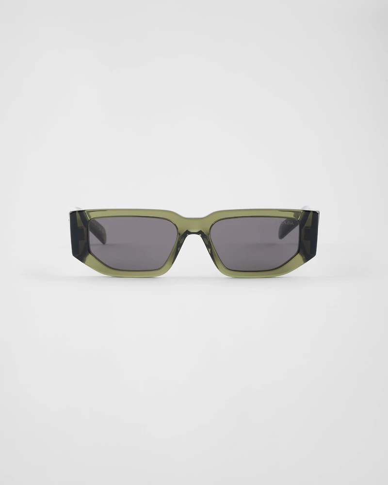 Sunglasses with the triangle logo