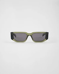 Sunglasses with the triangle logo