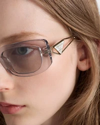 Prada sunglasses with the triangle logo