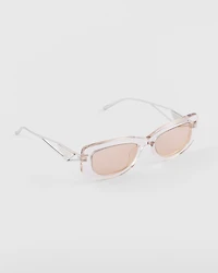 Sunglasses with triangle logo