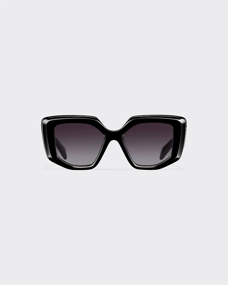 Sunglasses with triangle logo