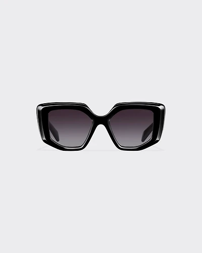 Sunglasses with triangle logo