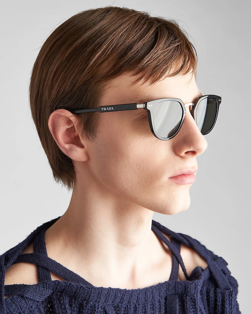 Sunglasses with Prada logo