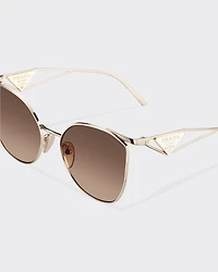 Sunglasses with triangle logo