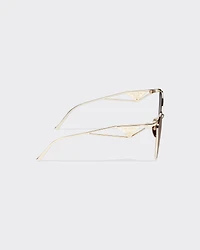 Sunglasses with triangle logo