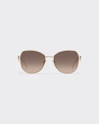 Sunglasses with triangle logo