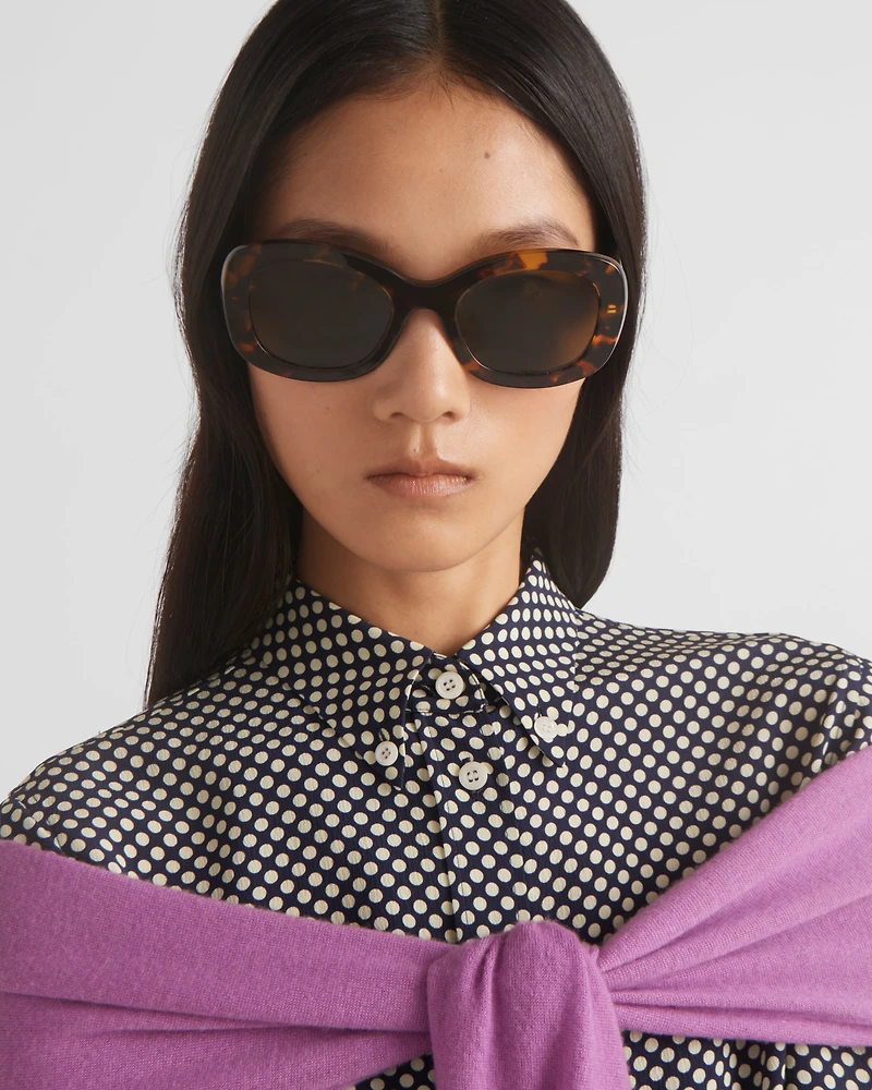 Sunglasses with the Prada logo