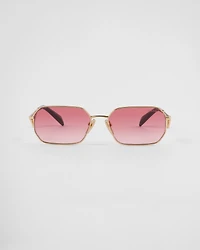 Sunglasses with triangle logo