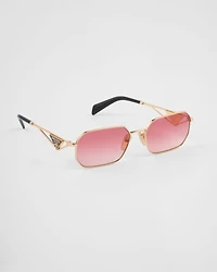 Sunglasses with triangle logo