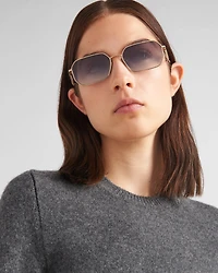 Sunglasses with Prada triangle logo