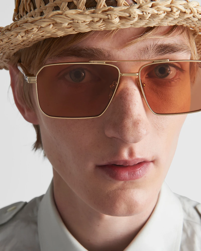 Sunglasses with the Prada logo