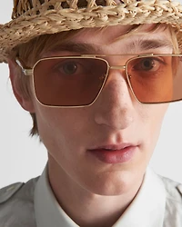 Sunglasses with the Prada logo