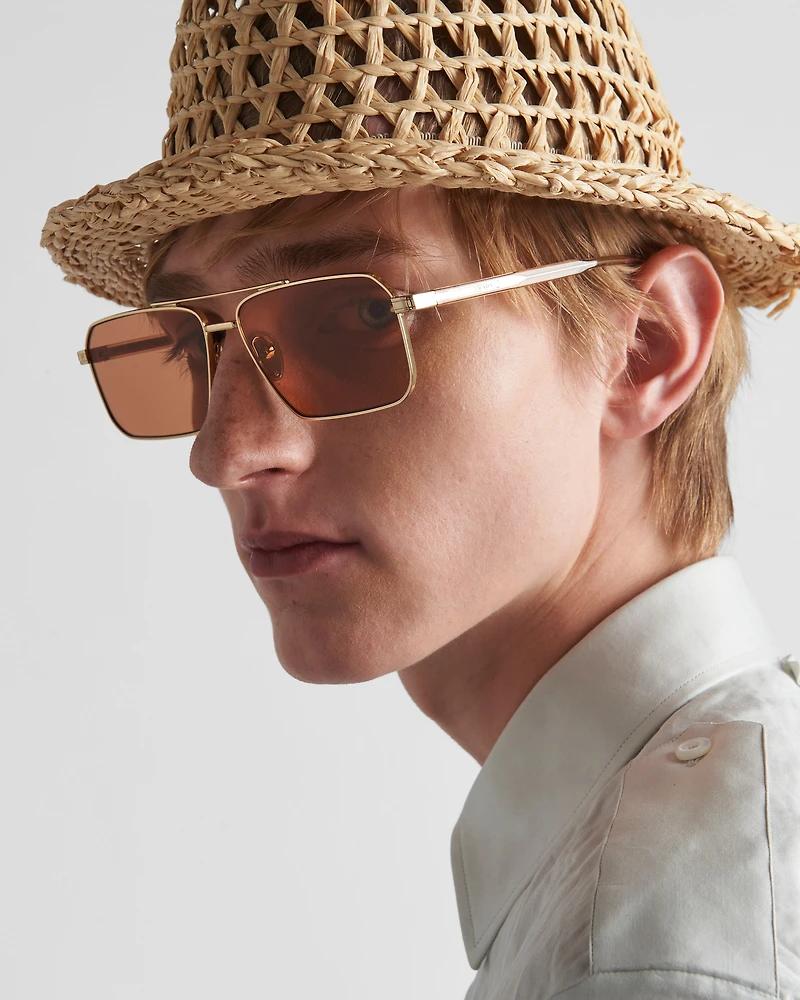 Sunglasses with the Prada logo