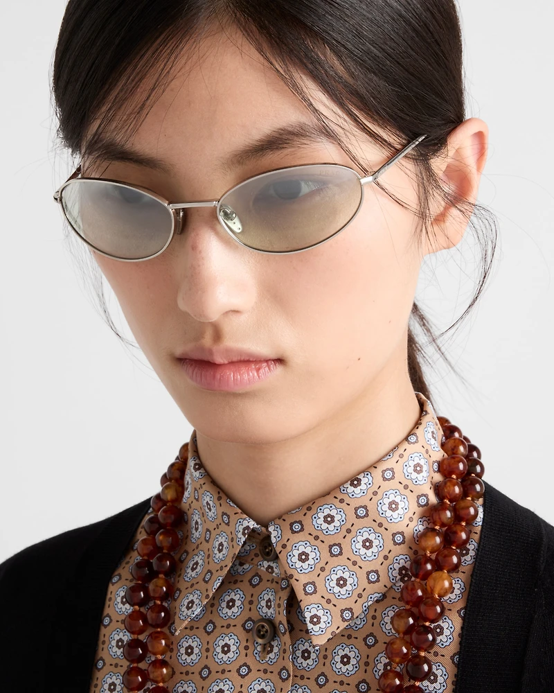 Sunglasses with the Prada logo