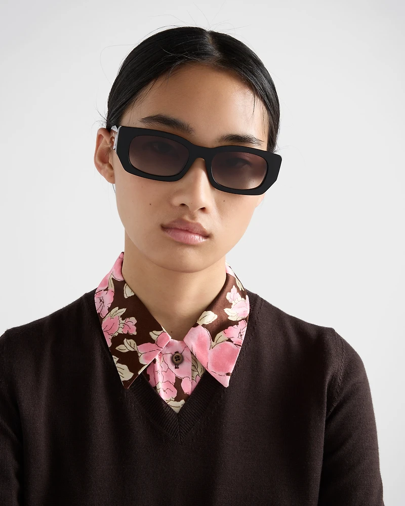 Sunglasses with the Prada logo