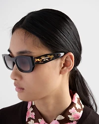 Sunglasses with the Prada logo