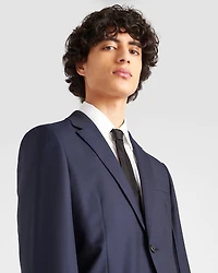 Single-breasted wool suit