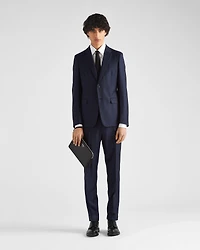 Single-breasted wool suit