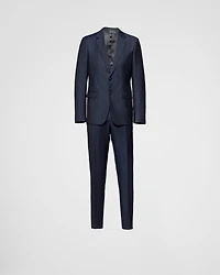 Single-breasted wool suit