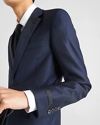 Single-breasted wool suit