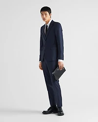 Single-breasted wool suit