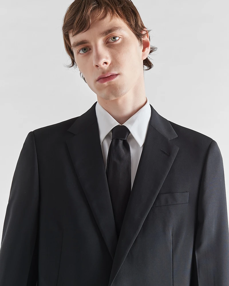 Single Breasted Wool And Mohair Suit