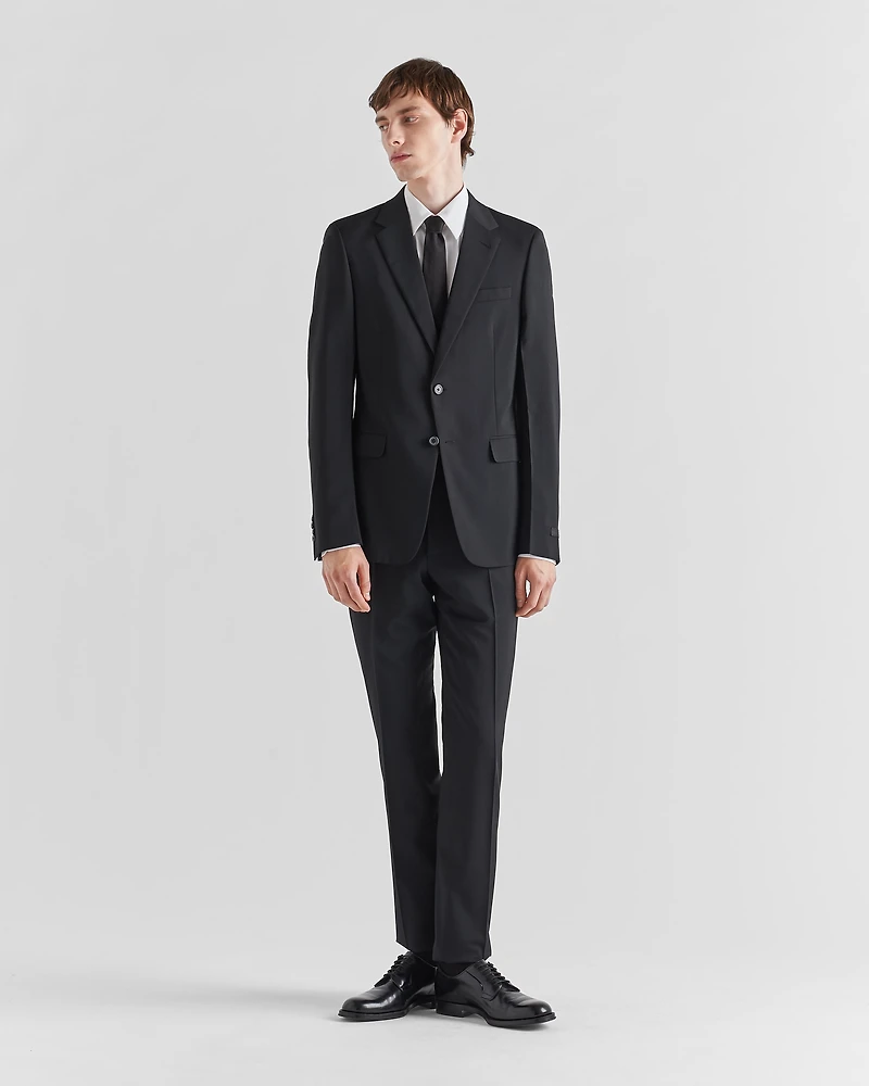 Single Breasted Wool And Mohair Suit